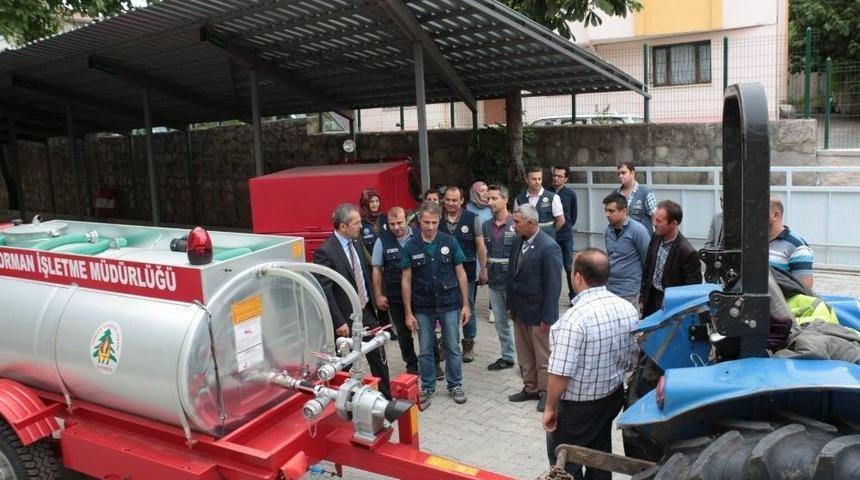 Tosya&rsquo;da 26 K&ouml;ye Yangına M&uuml;dahale Tankeri Teslim Edildi