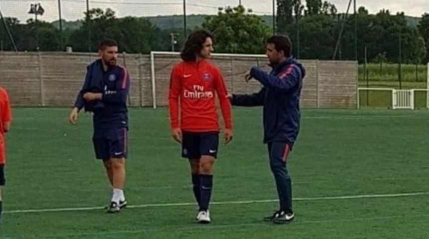 Kayserisporlu Gen&ccedil; Futbolcu Psg Kampında Antrenmana &Ccedil;ıktı