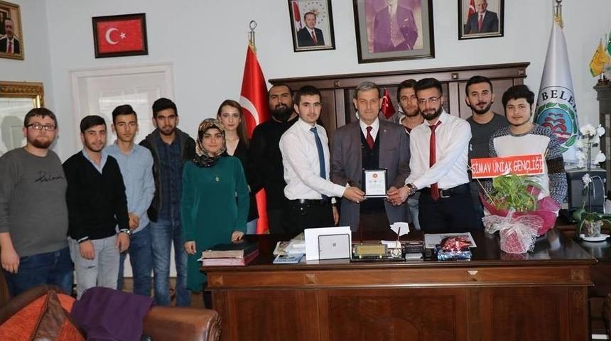 Başkan Özkan’a Teşekkür Plaketi