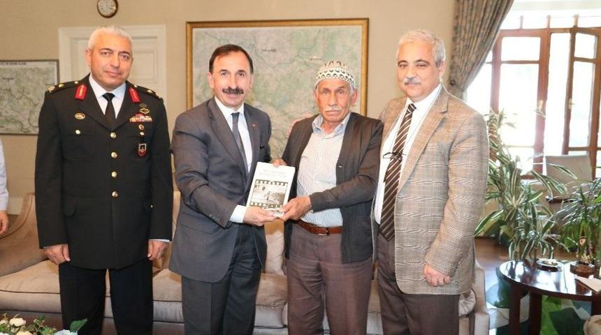 Vali G&uuml;ven&ccedil;er Araştırmacı Yazar Atilla G&uuml;ler&rsquo;i Ağırladı