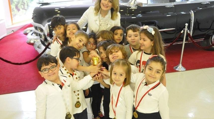 Minik Gkv&rsquo;liler İlk Kupa Ve Madalyalarını Satran&ccedil;tan Aldı