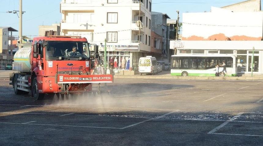 Yıldırım&rsquo;da Kesintisiz Temizlik