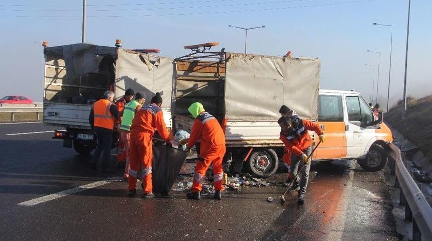 Hurdaya D&ouml;nen Otomobilden S&uuml;r&uuml;c&uuml; Sağ Kurtuldu