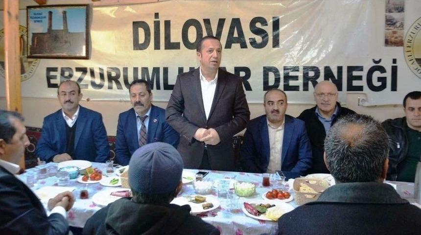 Başkan Toltar, Erzurumlarla Bir Araya Geldi