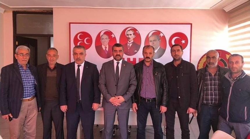 Mhp İl Başkanı Avşar Esnaf Gezisinde