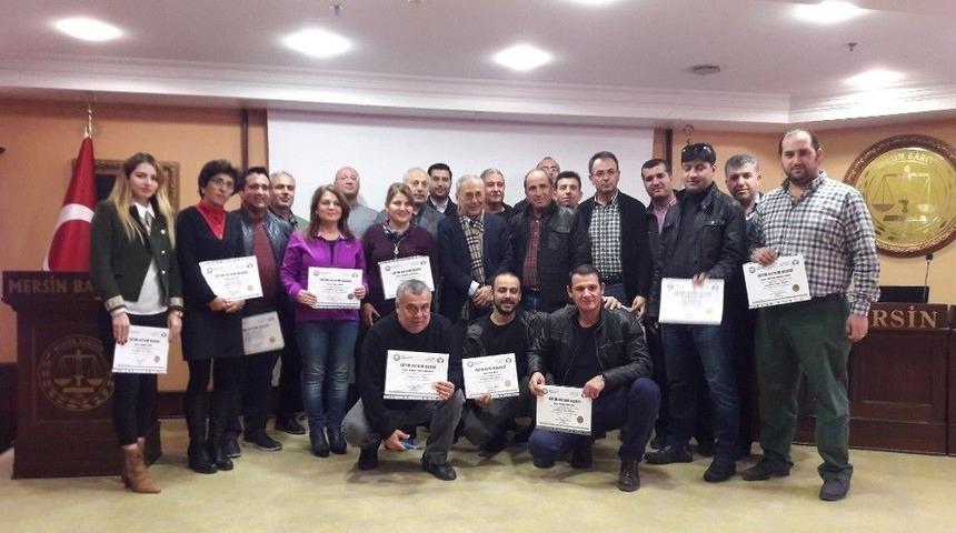Mersin Barosu&rsquo;nun Bilirkişilik Ve Arabuluculuk Eğitimleri Devam Ediyor