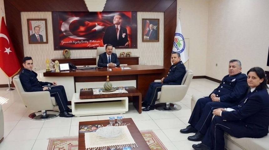 Kuyu, Polis Haftası&rsquo;nda Uysal&rsquo;ı Ziyaret Etti