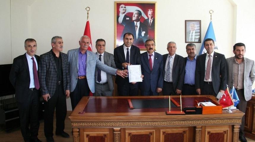 Başkan Berge G&ouml;reve Başladı