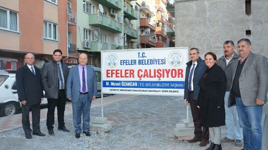 Başkan &Ouml;zakcan Yol &Ccedil;alışmalarını Yerinde İnceledi