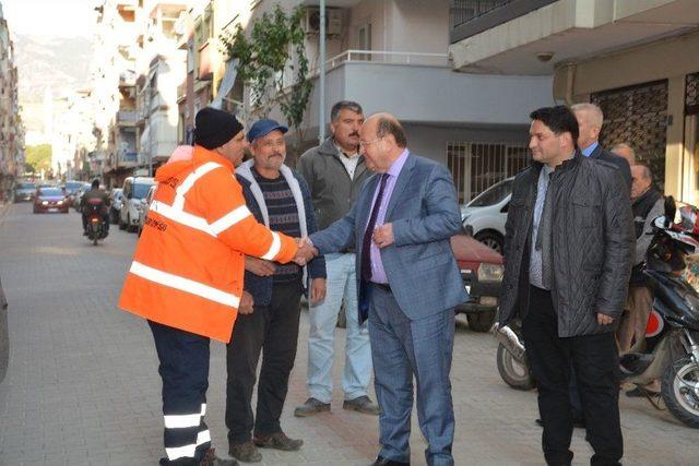 Başkan Özakcan Yol Çalışmalarını Yerinde İnceledi