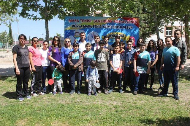 &Ouml;ğrenciler Doyasıya Masa Tenisi Oynadı 2