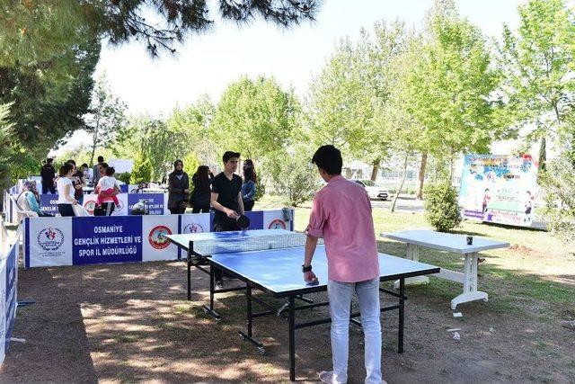 &Ouml;ğrenciler Doyasıya Masa Tenisi Oynadı 3