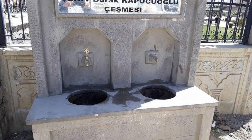 Şehit Burak Kapucuoğlu Çeşmesi Tahrip Edildi