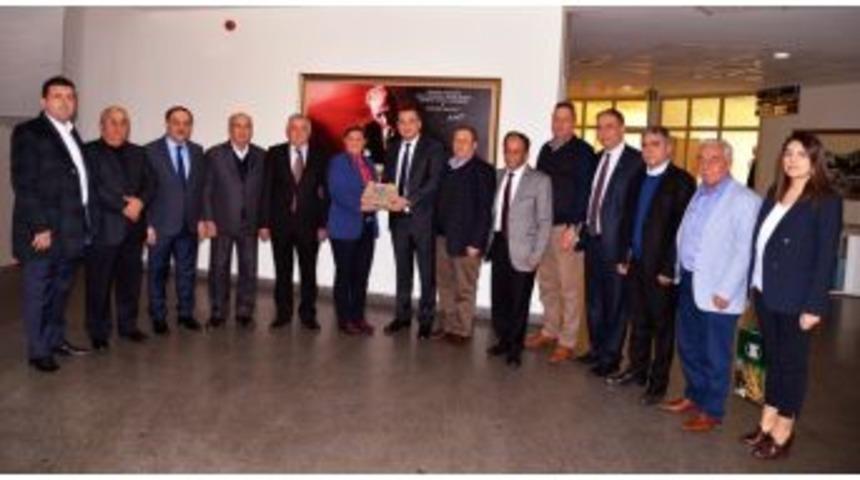 Aydın Ticaret Borsası&rsquo;ndan Başkan &Ccedil;er&ccedil;ioğlu&rsquo;na Ziyaret
