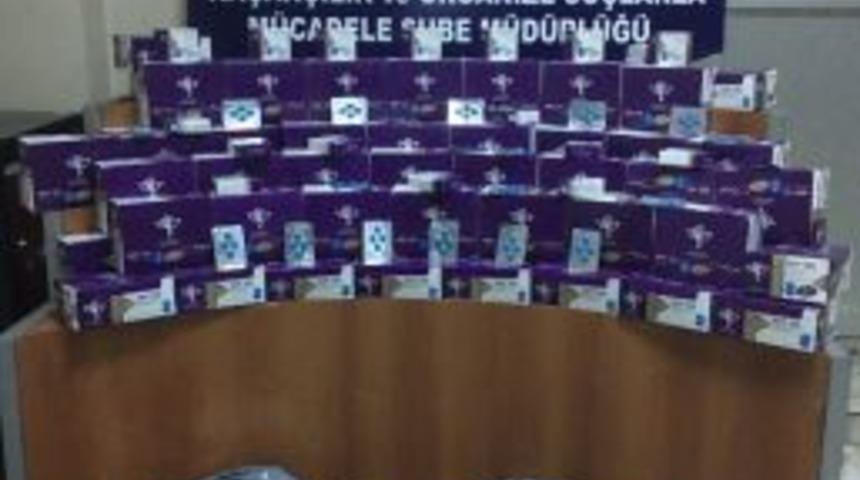 Erzurum&rsquo;da 9 Bin 40 Adet Ka&ccedil;ak Cinsel İ&ccedil;erikli Hap Ele Ge&ccedil;irildi