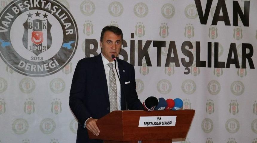 Fikret Orman, Van Beşiktaşlılar Derneği&rsquo;ni A&ccedil;tı