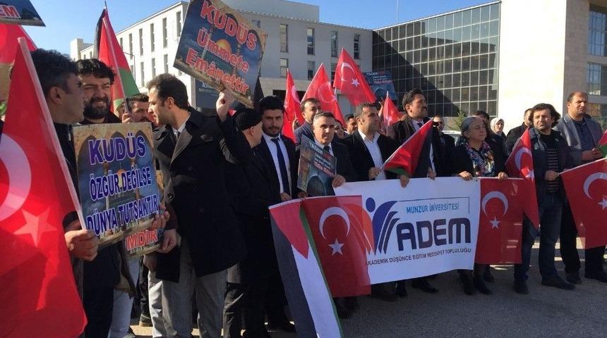 Tunceli&rsquo;den Trump&rsquo;a "kud&uuml;s" Tepkisi