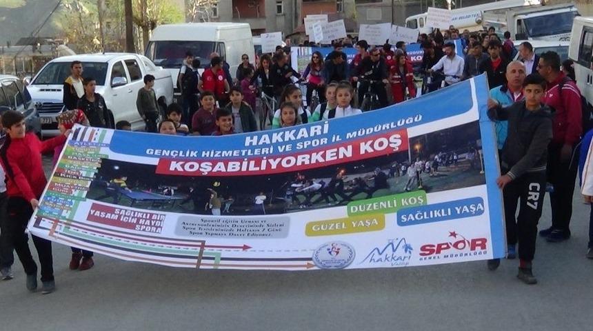 Hakkari&rsquo;de &rsquo;koşabiliyorken Koş&rsquo; Projesi Başladı