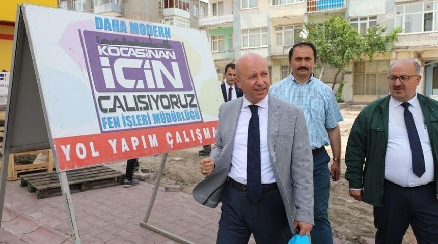 Başkan &Ccedil;olakbayrakdar Asfalt &Ccedil;alışmalarını Yerinde İnceledi
