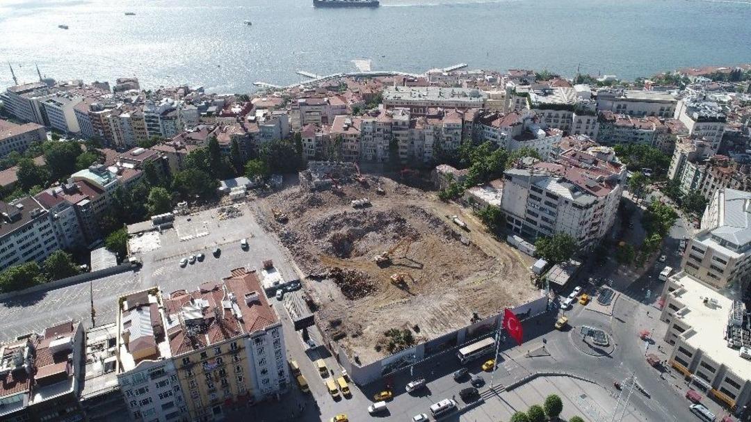 Atat&uuml;rk K&uuml;lt&uuml;r Merkezi&rsquo;nin Son Durumu Havadan G&ouml;r&uuml;nt&uuml;lendi