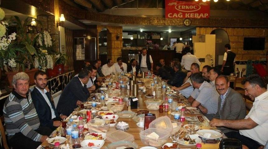Van&rsquo;da Makinistler İftar Yemeğinde Bir Araya Geldi