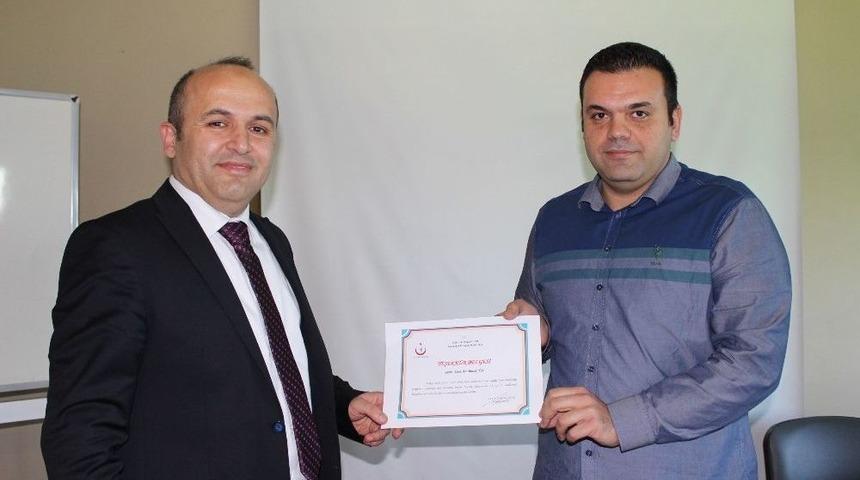 112 Ekiplerine Sertifikaları Verildi