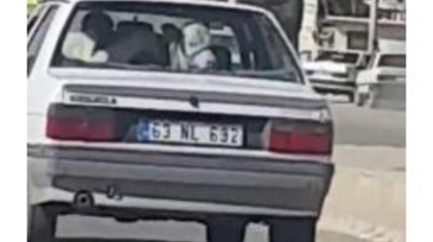 Otomobilin Arka Koltuğundaki İneği G&ouml;renler Şaşkına D&ouml;nd&uuml;