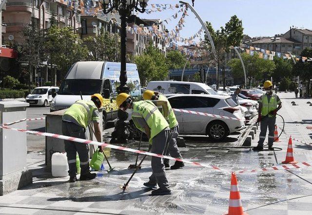 Ankara Büyükşehir Belediyesinden Bayram Temizliği