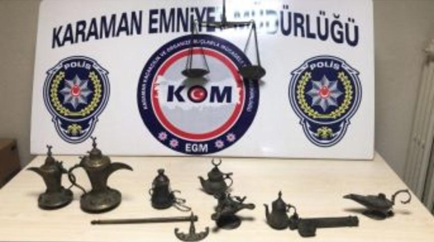 Karaman&rsquo;da Tarihi Eser Operasyonu