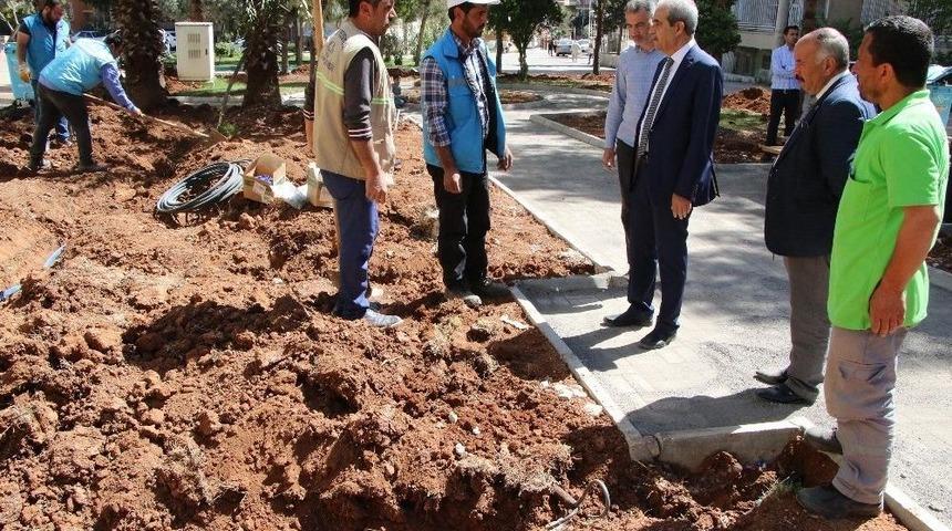 Demirkol Park Yenileme &Ccedil;alışmalarını İnceledi