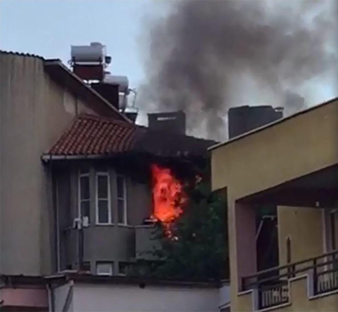 T&uuml;pte Oluşan Gaz Ka&ccedil;ağı Evi Yaktı