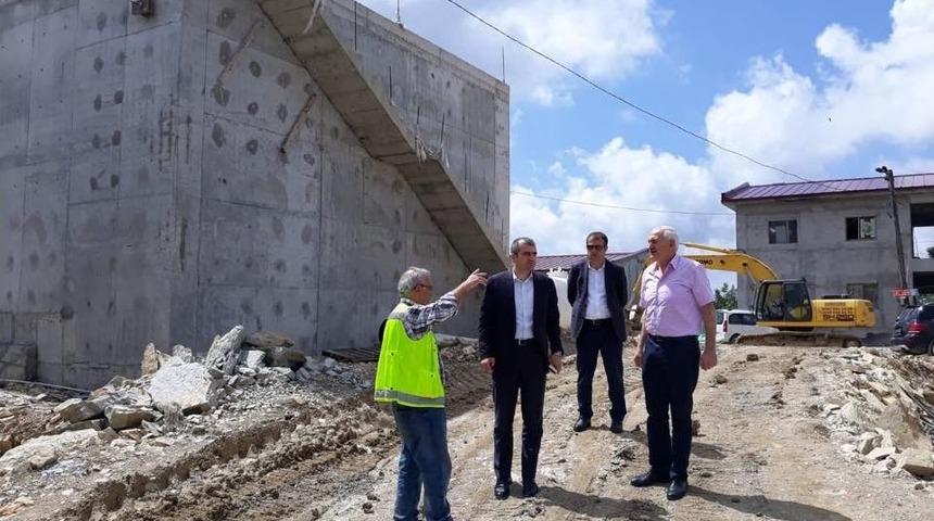 Başkan C&uuml;neyt Yemenici Yeni İ&ccedil;me Suyu Arıtma Tesisini Yerinde İnceledi