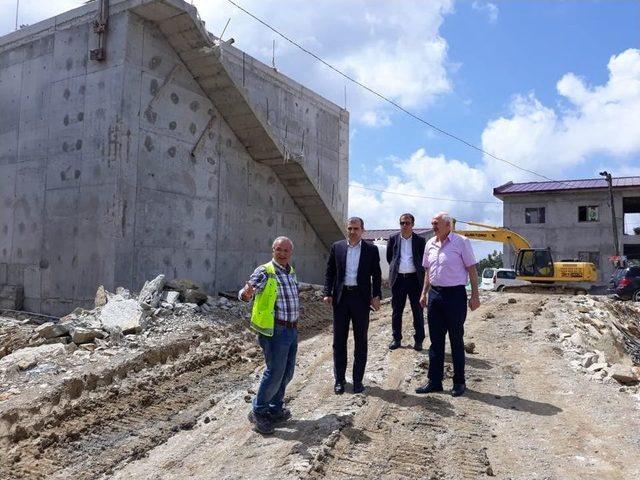 Başkan Cüneyt Yemenici Yeni İçme Suyu Arıtma Tesisini Yerinde İnceledi