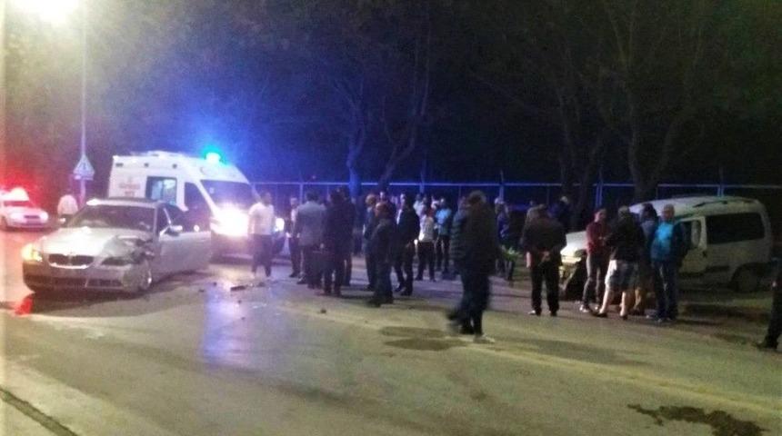 Eskişehir&rsquo;de Trafik Kazası; 5 Yaralı