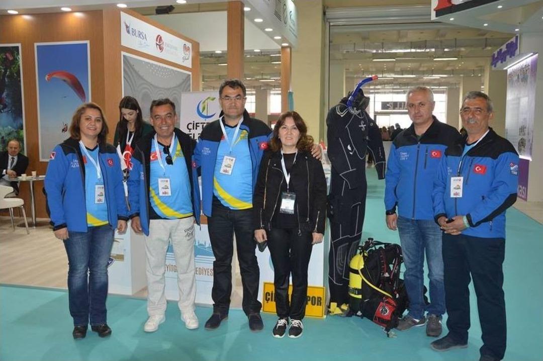 &Ccedil;ifteler Belediyesi&rsquo;nden Hestourex Fuarı&rsquo;n Dalış Turizm Standı