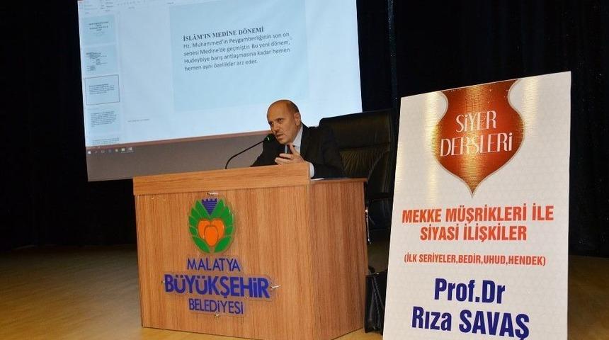 Medine D&ouml;nemi Siyer Derslerinin 7.si Yapıldı