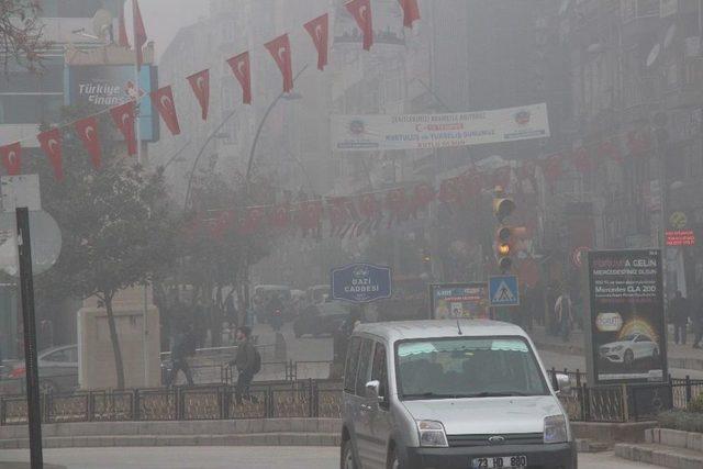 Elazığ’da Sis Etkili Oldu