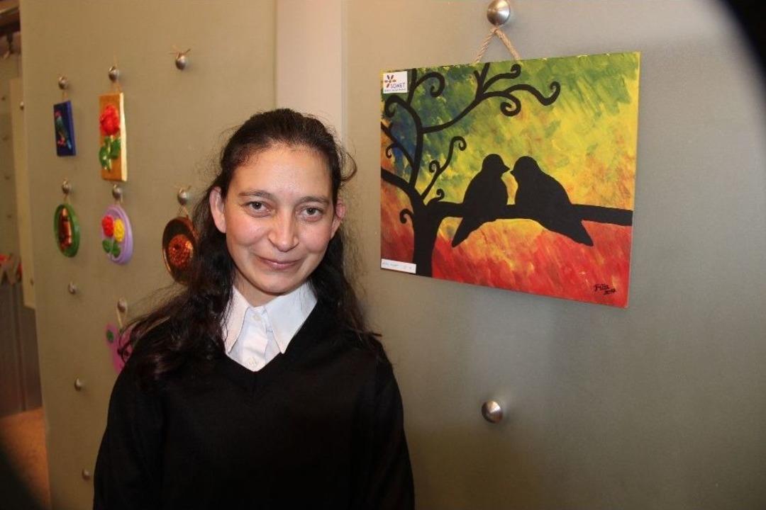 (&ouml;zel Haber) G&ouml;n&uuml;llerini Yansıttıkları &Uuml;r&uuml;nlerle Sergi A&ccedil;tılar