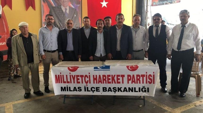 Mhp&rsquo;liler Başbuğ T&uuml;rkeş&rsquo;i Andı