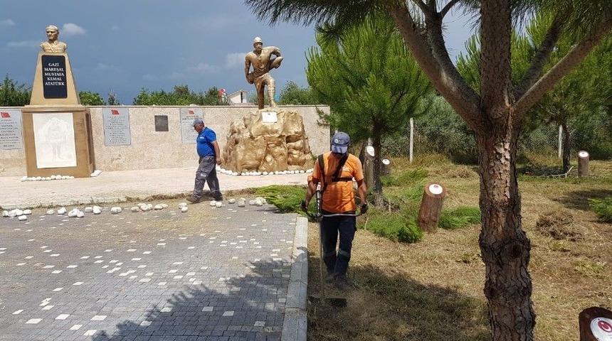 Manavgat Şehitler Ormanına Bakım Yapıldı