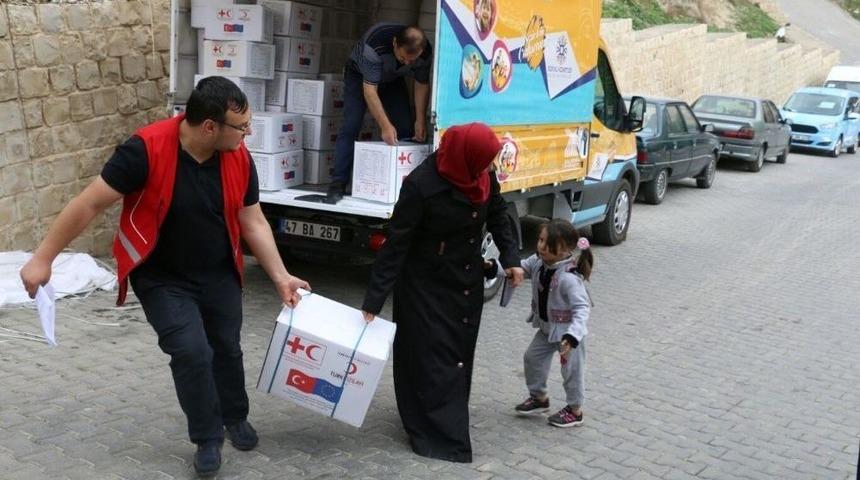 Kızılay’dan Suriyelilere Ramazan Yardımı