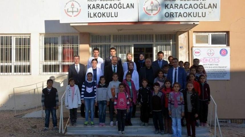 Musabeyli İlçesinde Okul İnşaatları Devam Ediyor