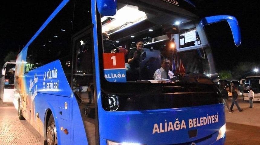 Aliağa&rsquo;dan &Ccedil;anakkale&rsquo;ye &Uuml;&ccedil;&uuml;nc&uuml; Kafile