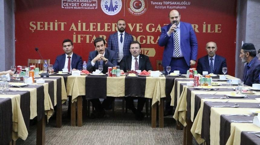 Şehit Aileleri Aziziye İftarında Buluştu