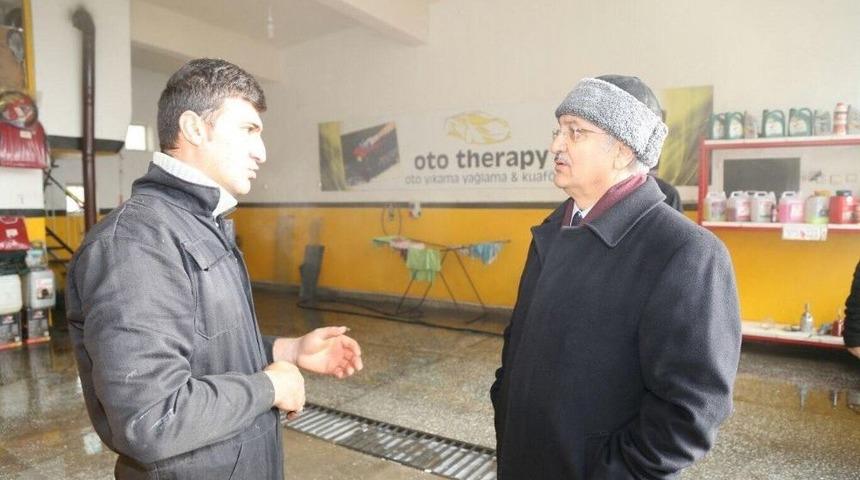 Başkan Başsoy&rsquo;dan Esnafa Ziyaret