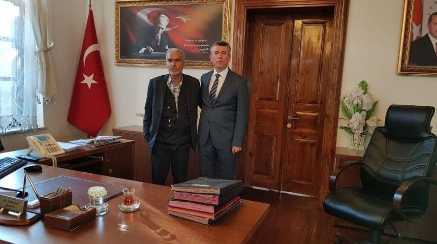Şehit Fethi Sekin&rsquo;in Babasından Kaymakam Sırmalı&rsquo;ya Ziyaret