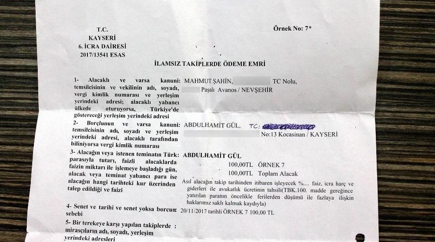 T&uuml;keticiler Birliği Adalet Bakanı G&uuml;l&rsquo;&uuml; İcralık Etti