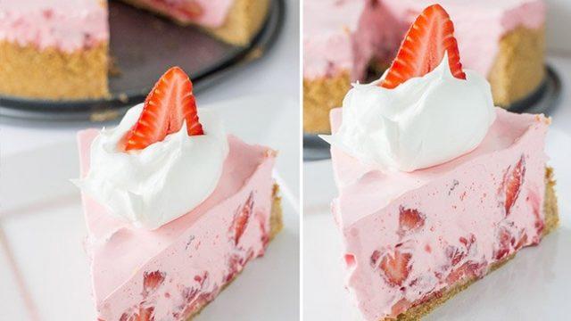 Çilek Kremalı Pasta