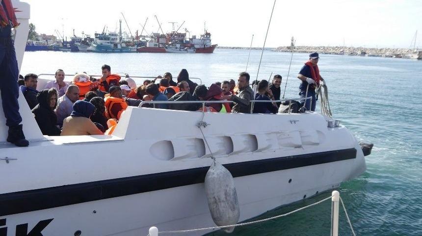 &Ccedil;anakkale&rsquo;de 77 Ka&ccedil;ak G&ouml;&ccedil;men Yakalandı