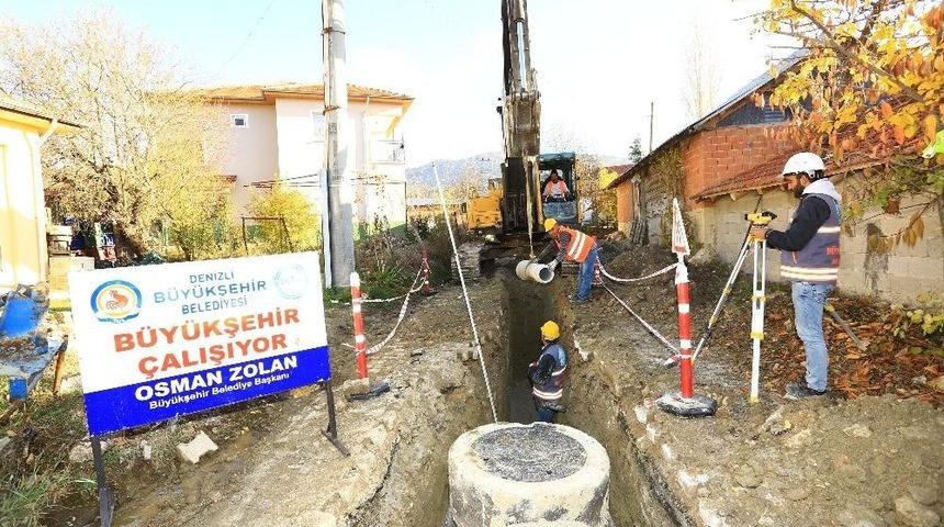 Çameli-kalınkoz’da Alt Yapı Atağı